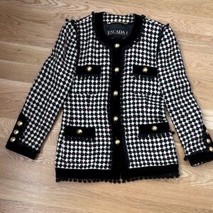 Escada Black and White Women's Jacket